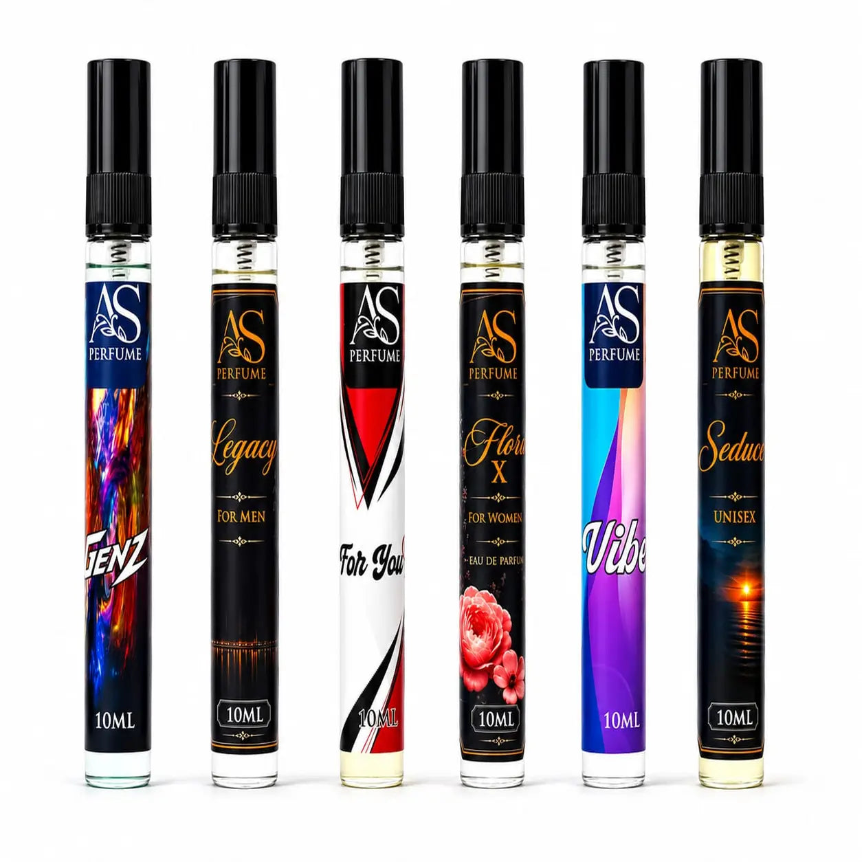 The AS Perfumes Pocket Collection — 6 × 10ml AS PERFUME