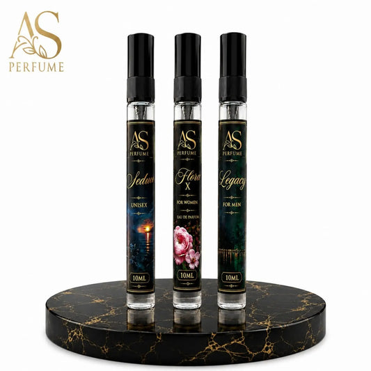 AS Perfume Pocket Perfume Set | Seduce, Flora X & Legacy AS PERFUME