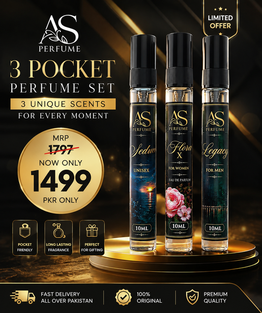 3 POCKET PERFUME | SEDUCE | FLORA X | LEGACY ⭐⭐⭐⭐⭐